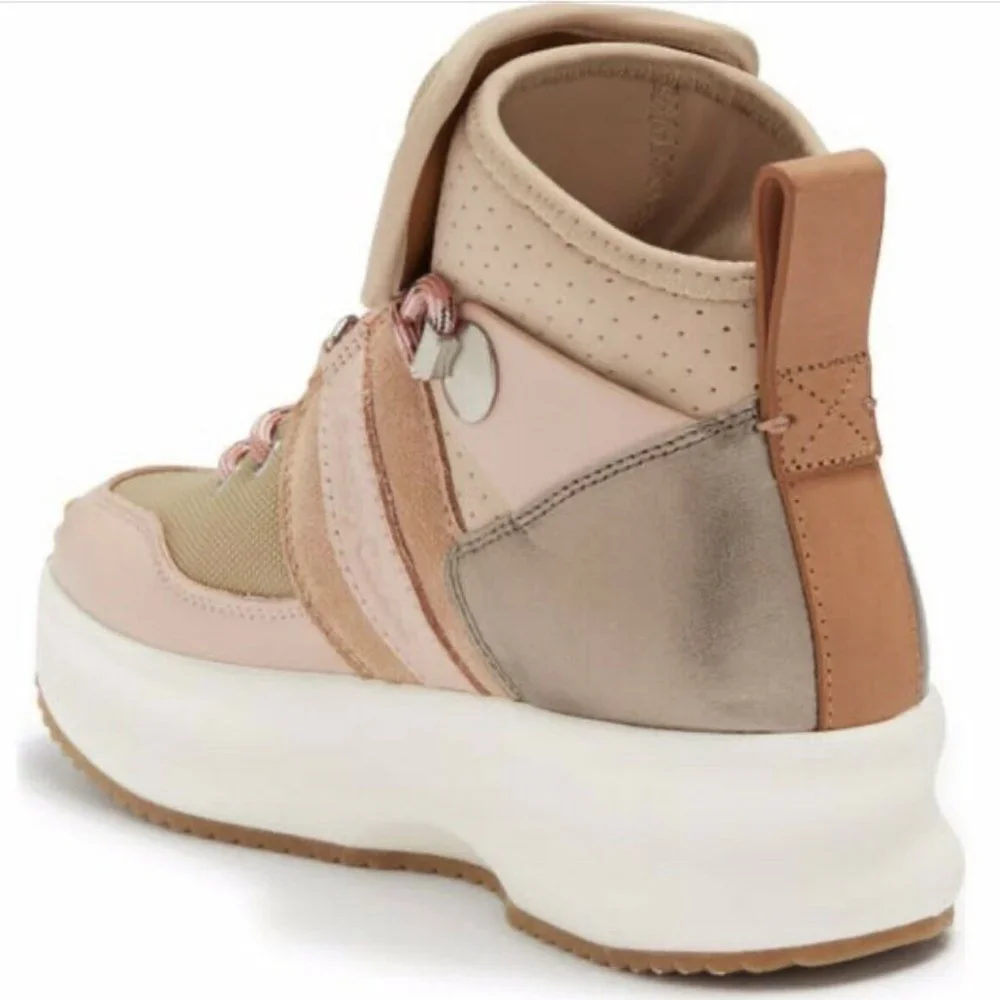see by chloé women's Casey High Top Platform Hiker Sneakers MSRP$495 Clearance